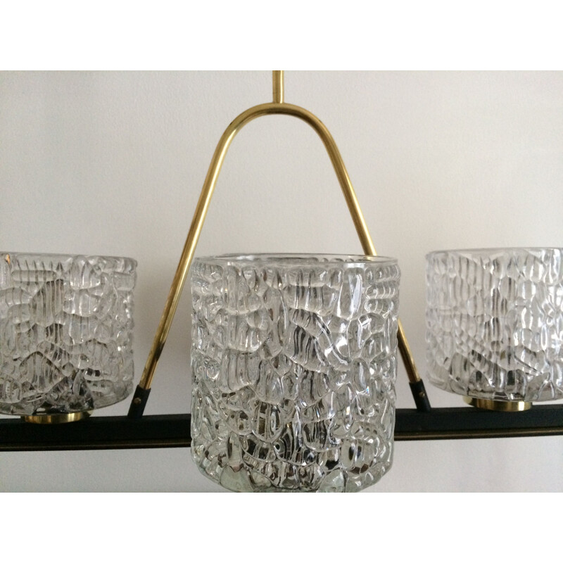 *IMG* Vintage chandelier in brass, 1960-70s 