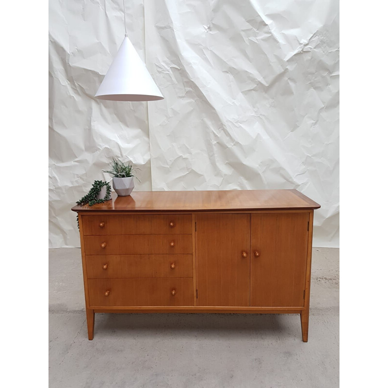 Vintage Heals Gimson and Slater Vesper in walnut sideboard