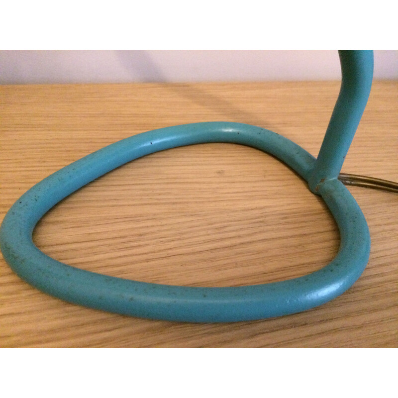 Vintage lamp turquoise articulated