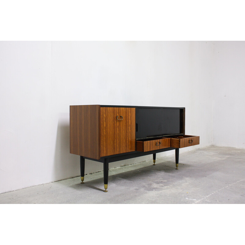 Enfilade vintage par G-Plan en noir et en bois,  1960