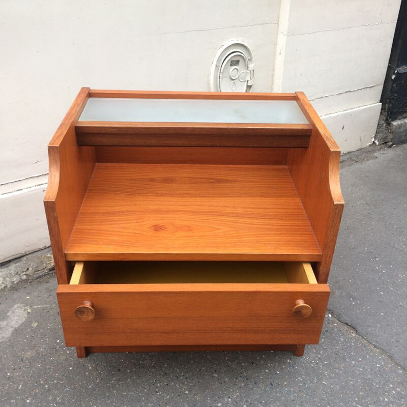 2 vintage Scandinavian nightstands ,1960