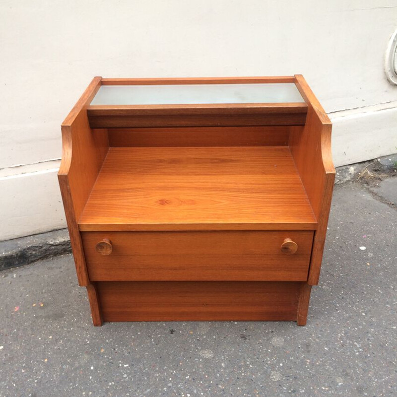 2 vintage Scandinavian nightstands ,1960