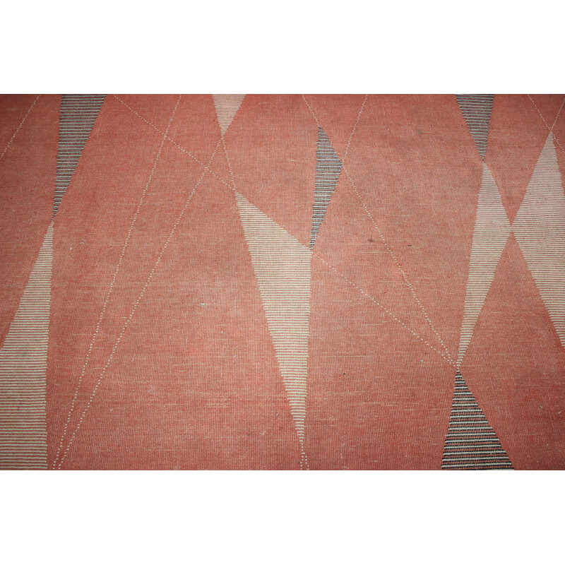 Geometrischer Vintage-Teppich carpet ,1950