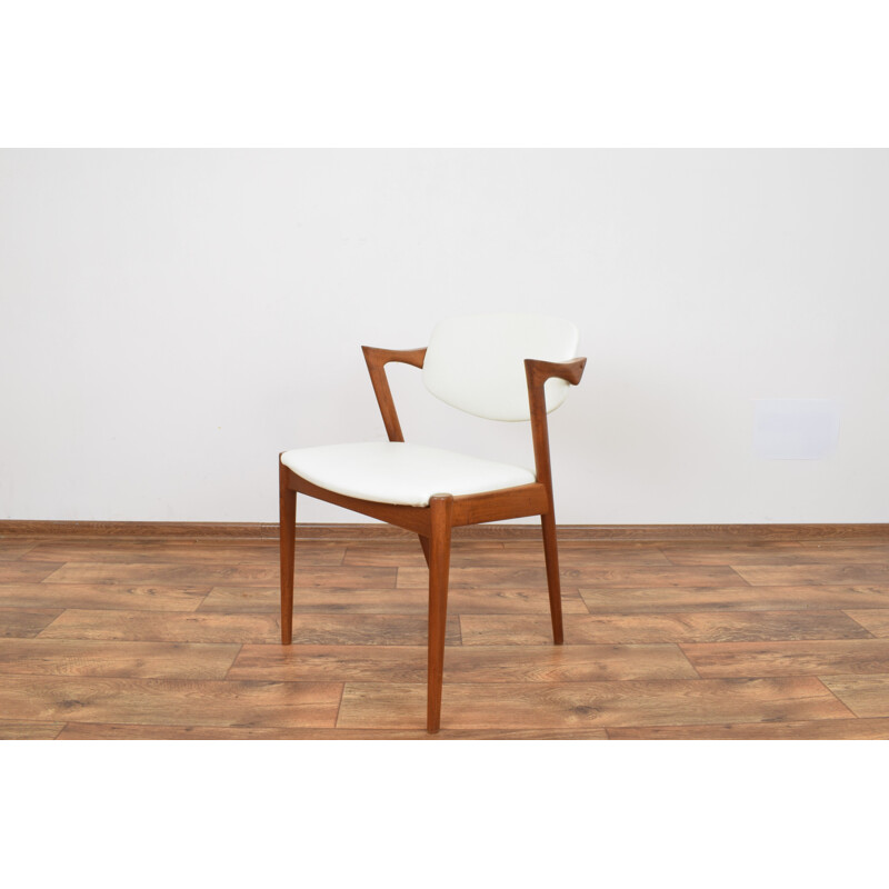 Set of 4 vintage dining chairs Model 42 by Kai Kristiansen for Schou Andersen, 1960s