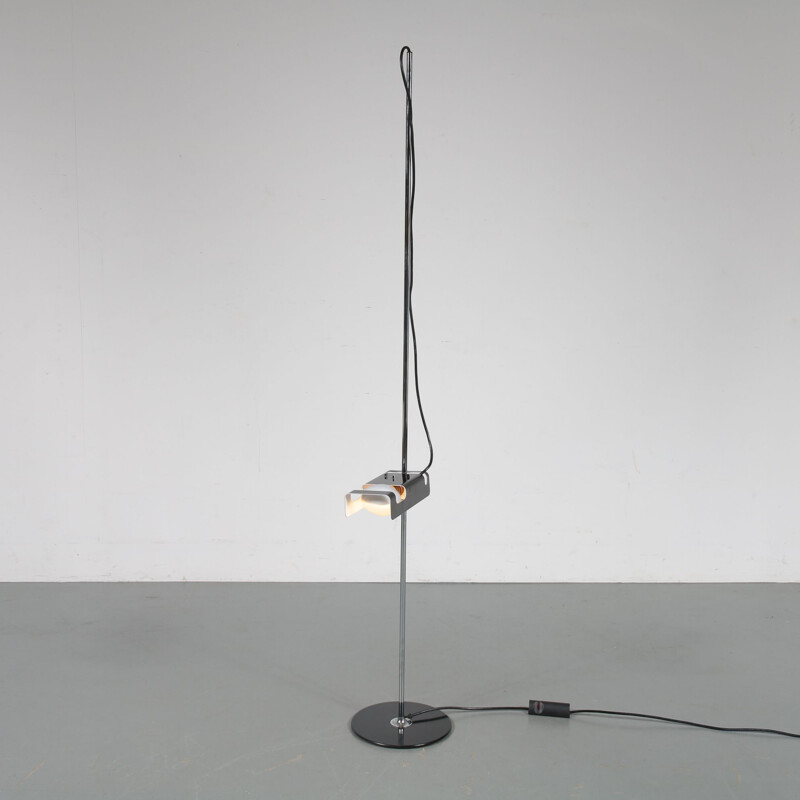 Vintage floor lamp Spider by Joe Colombo for OLuce, Italy 1970s 