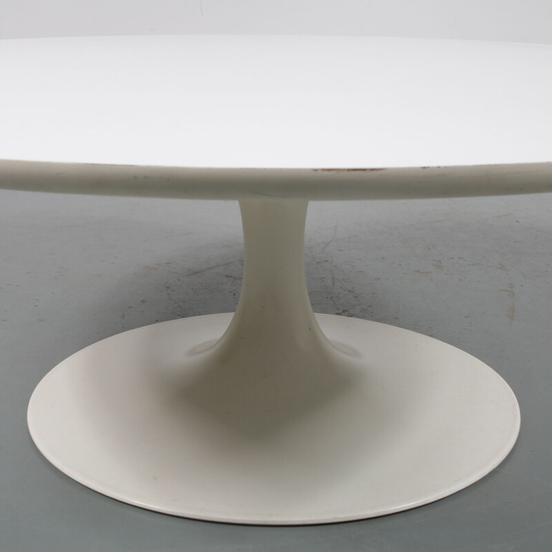 Vintage coffee table Tulip by Maurice Burke for Arkana, UK 1970s 