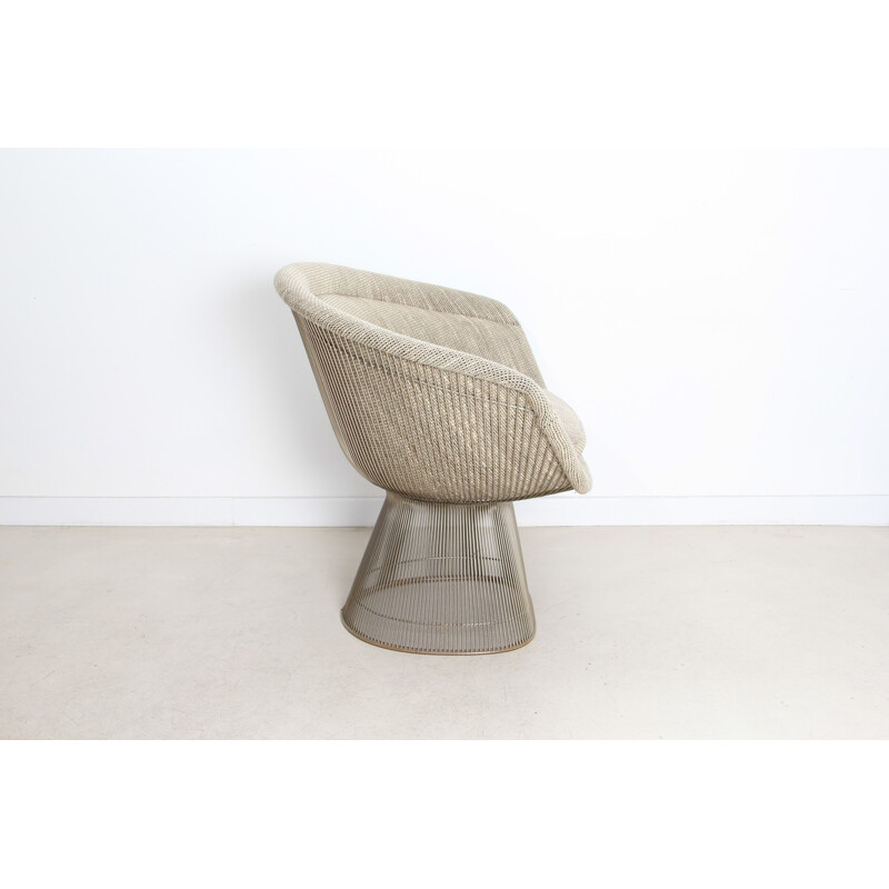 Woolen and steel armchair, Warren PLATNER - 1966