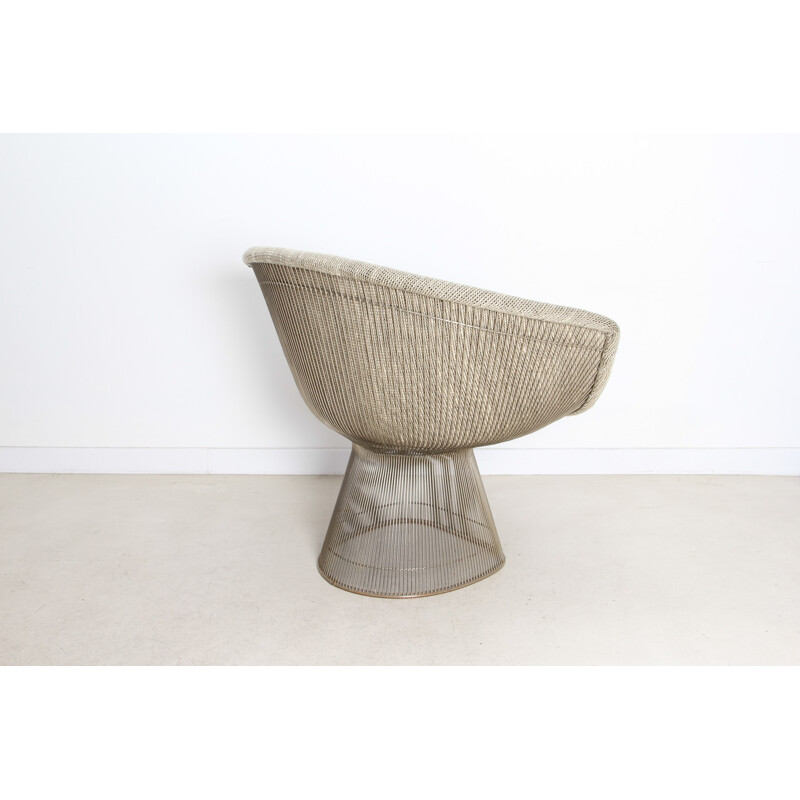 Woolen and steel armchair, Warren PLATNER - 1966