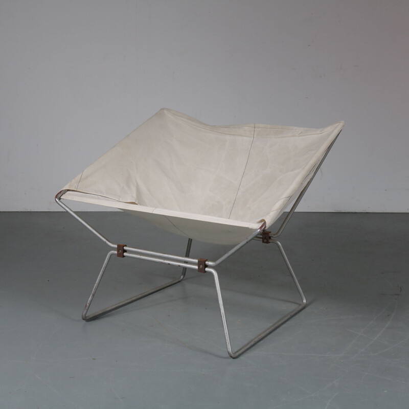 Fauteuil vintage Scandinave modèle "Anneau Chair"par Pierre Paulin,1950