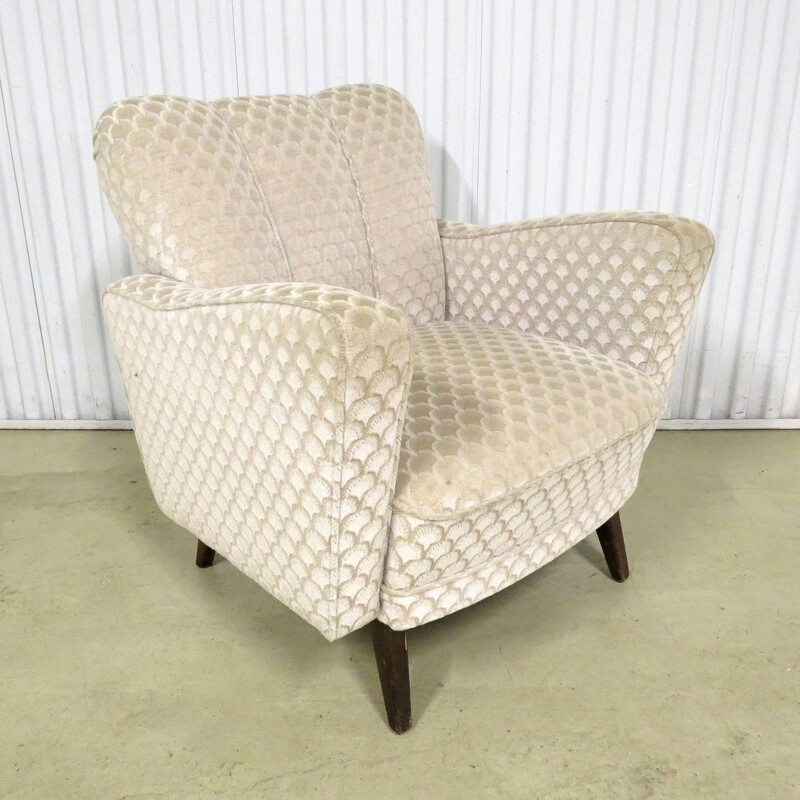 2 vintage armchairs Art Deco style, 1940