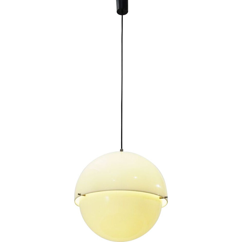 Suspension blanche vintage par Luigi Bandini Buti