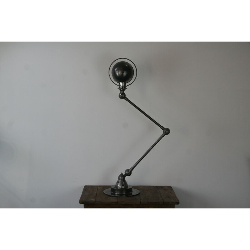 Lampe vintage de bureau Jieldé 2 bras Jean Louis Domecq