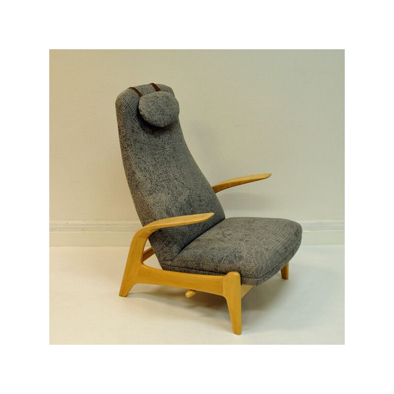 Vintage Rock'n Rest lounge chair by Rastad and Relling