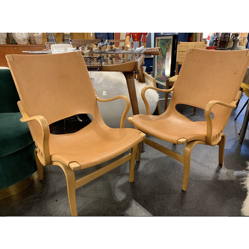 Vintage pair of armchairs Eva for Karl Mathsson