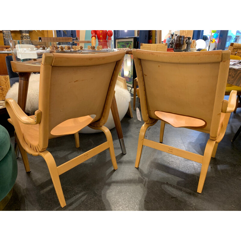 Paire de fauteuils vintage Eva pour Karl Mathsson