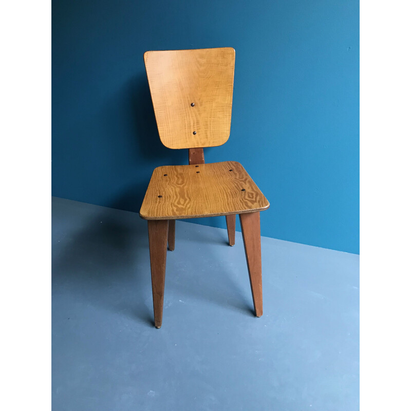 Set of 6 vintage chairs André Sornay