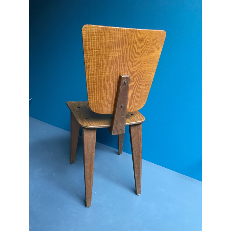 Set of 6 vintage chairs André Sornay