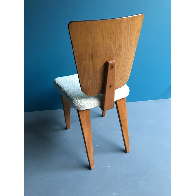 Set of 6 vintage chairs André Sornay 
