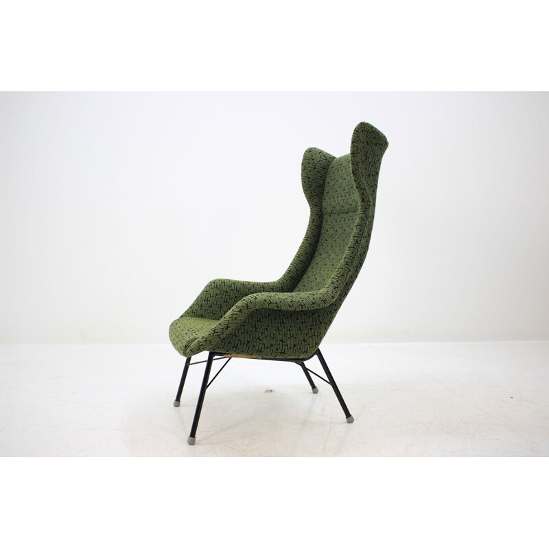 Vintage armchair Miroslav Navrátil fiberglass, Czechoslovakia 1960s