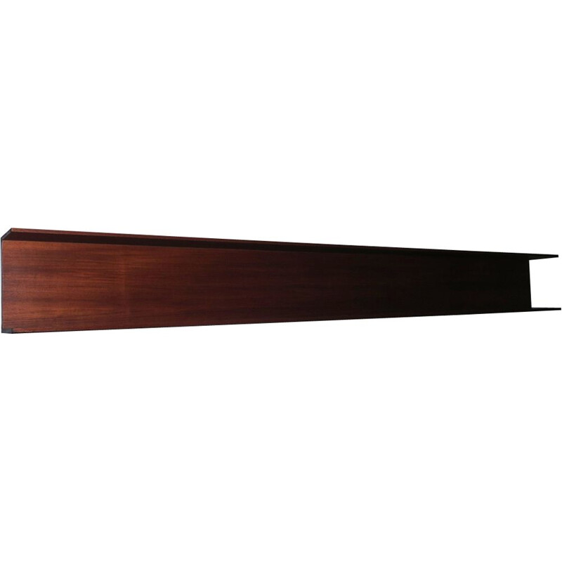 Vintage shelf Extra Long in Teak by Walter Wirz for Wilhelm Renz, 1960s