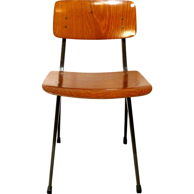 Result chair in wood and metal, Frizo KRAMER - 1954