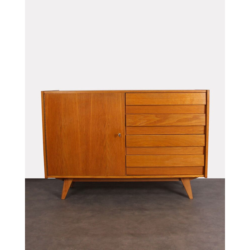 Vintage wooden chest of drawers by Jiri Jiroutek for Interier Praha,1960