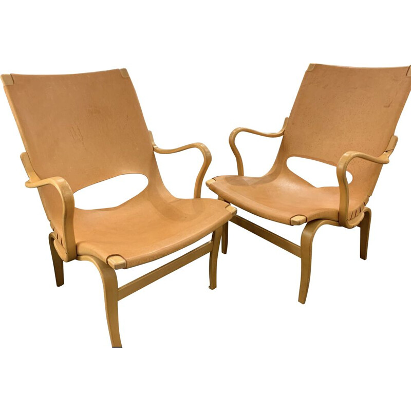 Vintage pair of armchairs Eva for Karl Mathsson