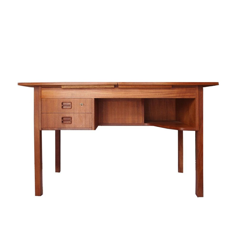 Vintage desk convertible in dressing table by Tibergaard, Denmark 1950-60s