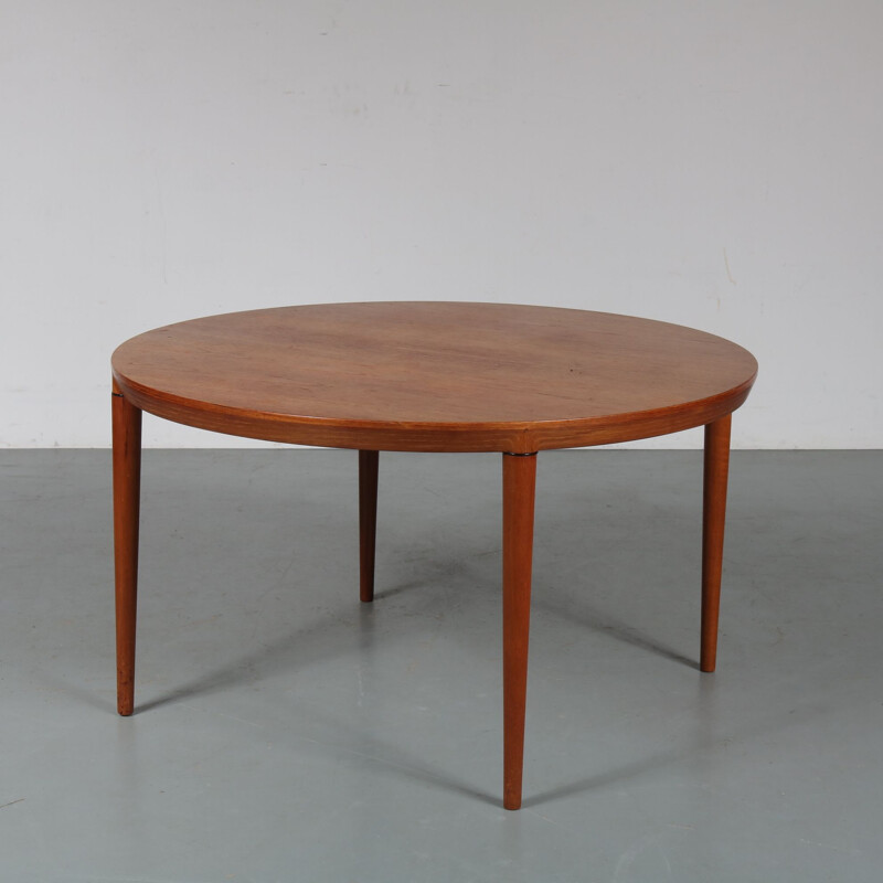 Table basse vintage en teck par Severin Hansen pour Haslev Mobler, danois années 1960