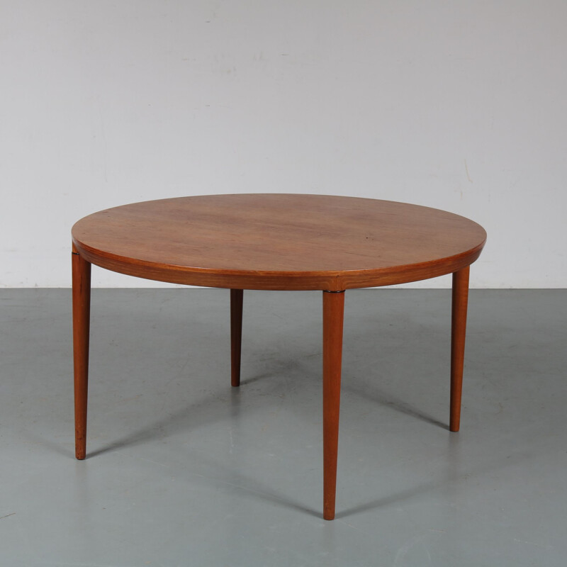 Vintage coffee table in teak by Severin Hansen for Haslev Mobler, Danish 1960s