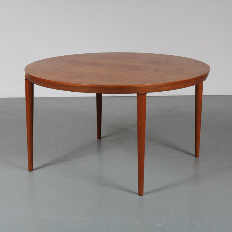 Vintage coffee table in teak by Severin Hansen for Haslev Mobler, Danish 1960s