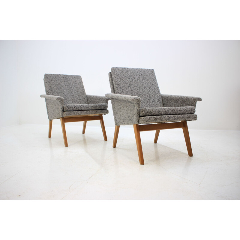 2 vintage fauteuils, Denemarken, 1970