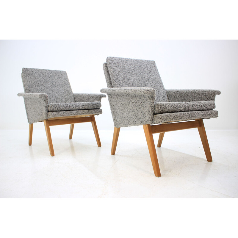 2 vintage fauteuils, Denemarken, 1970