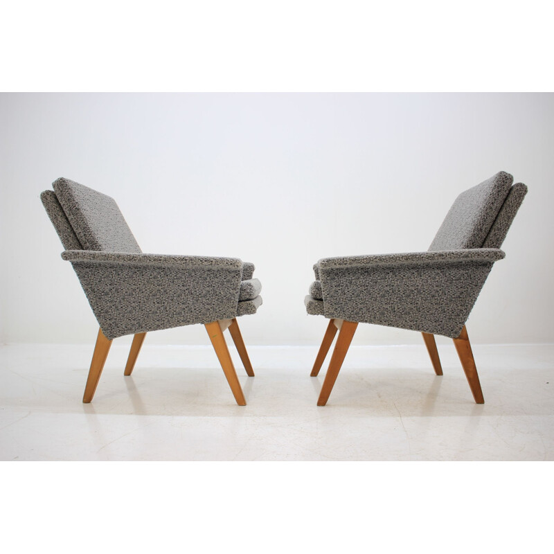 2 vintage fauteuils, Denemarken, 1970