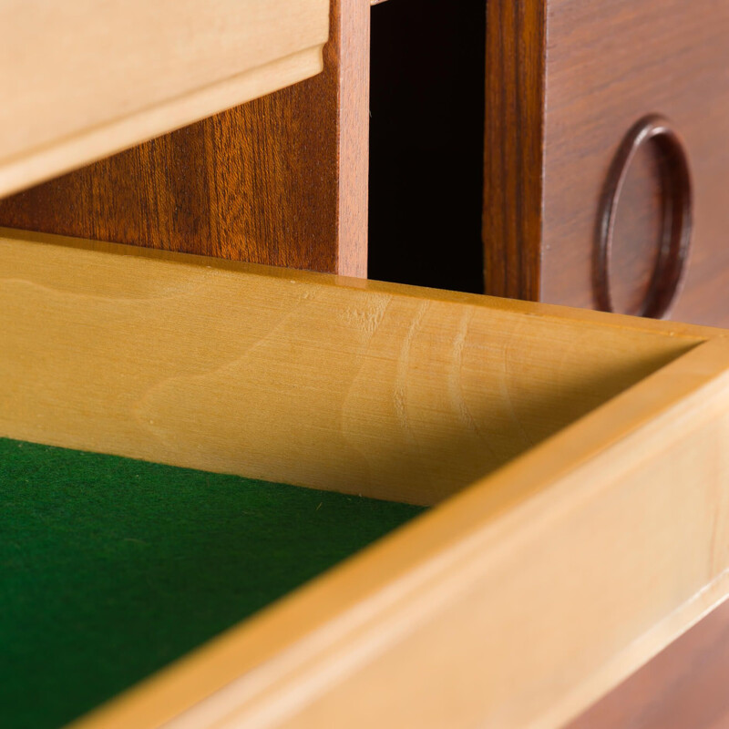 2-level sideboard in teak and oak by Skovby