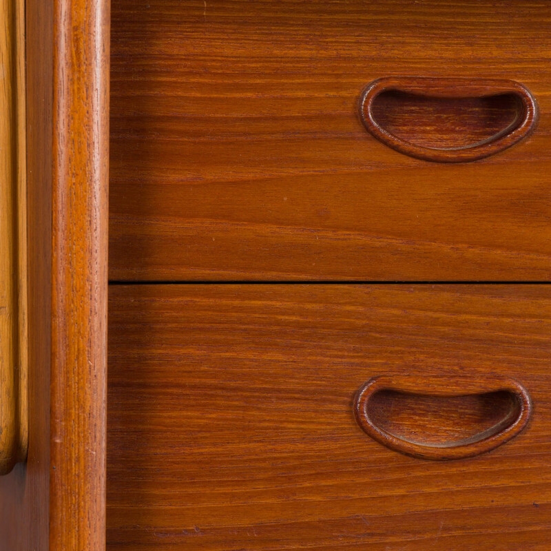 2-level sideboard in teak and oak by Skovby