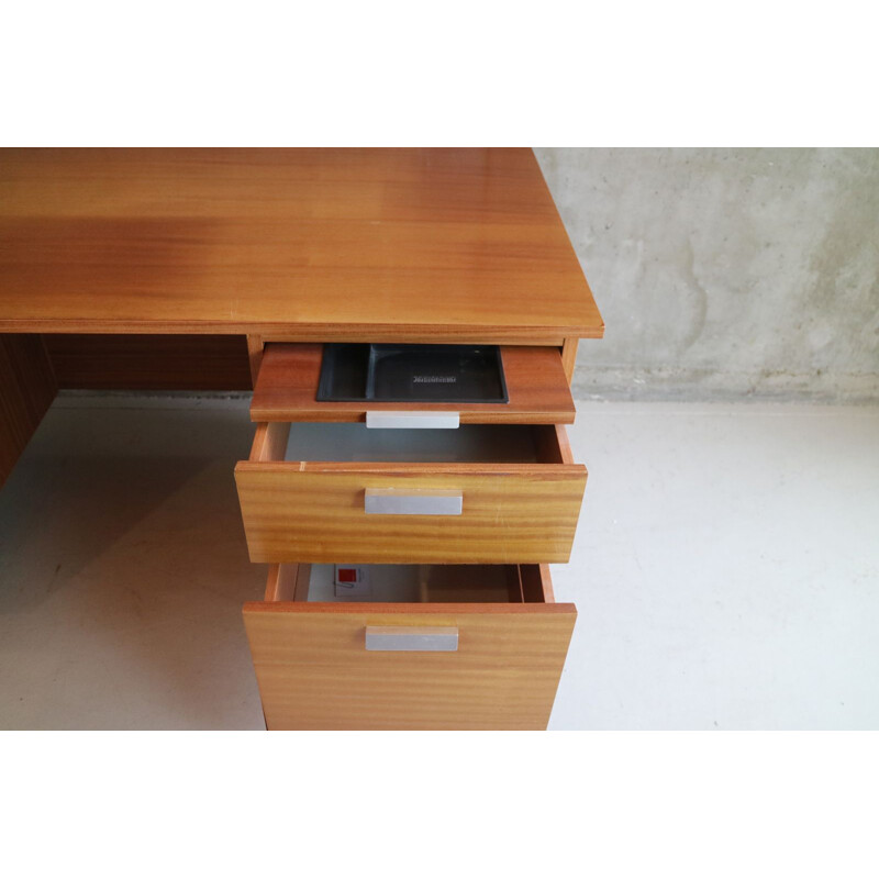 Vintage English desk in teak