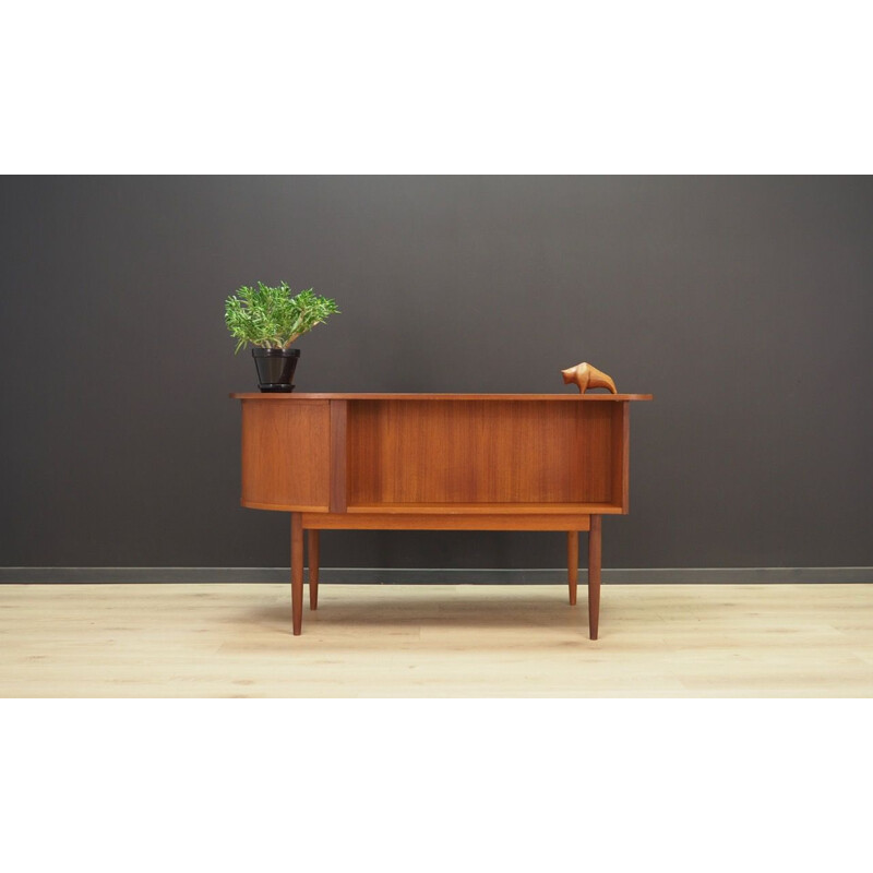 Vintage writing desk in teak, Danish 1960-70s