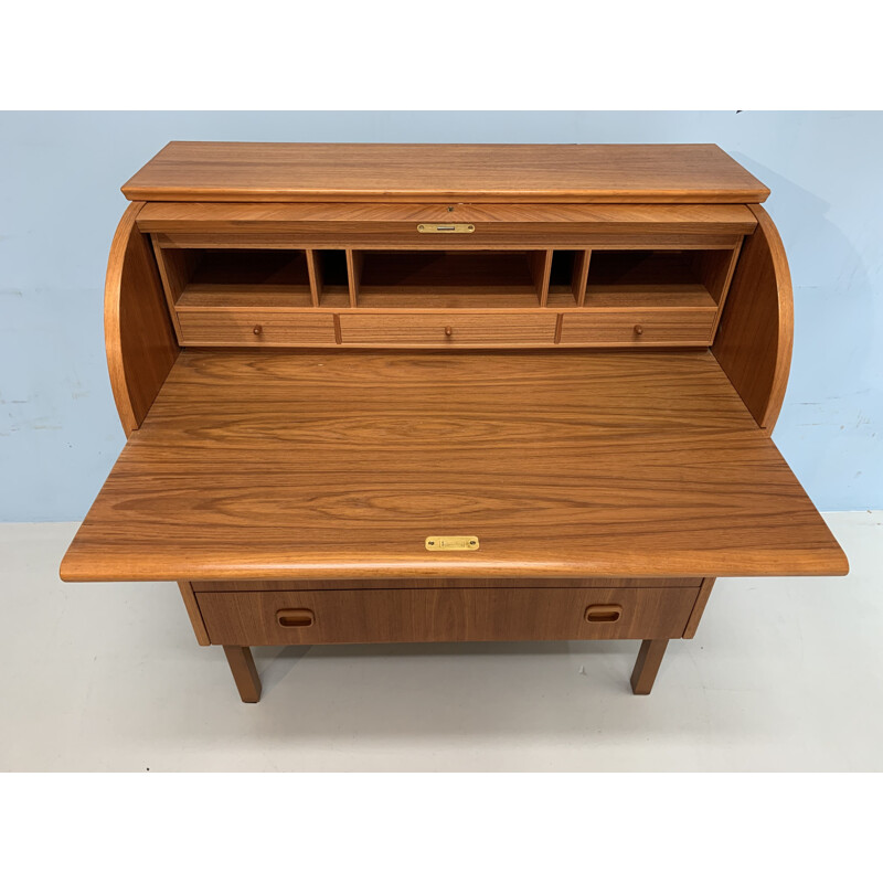 Vintage secretary in teak by Broderna Gustafssons, Swedish 1960s