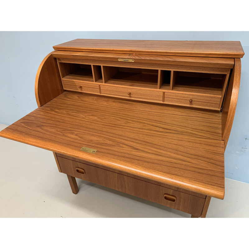 Vintage secretary in teak by Broderna Gustafssons, Swedish 1960s