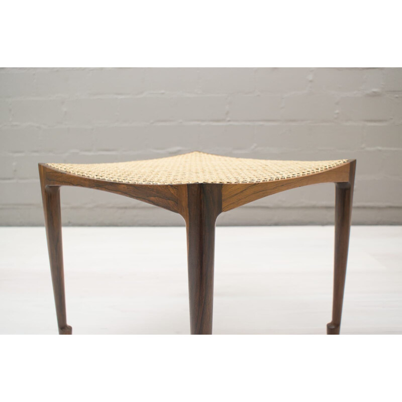 Tabouret vintage Bernt Petersen pour Worts Mobelsnedkeri, Danemark 1959