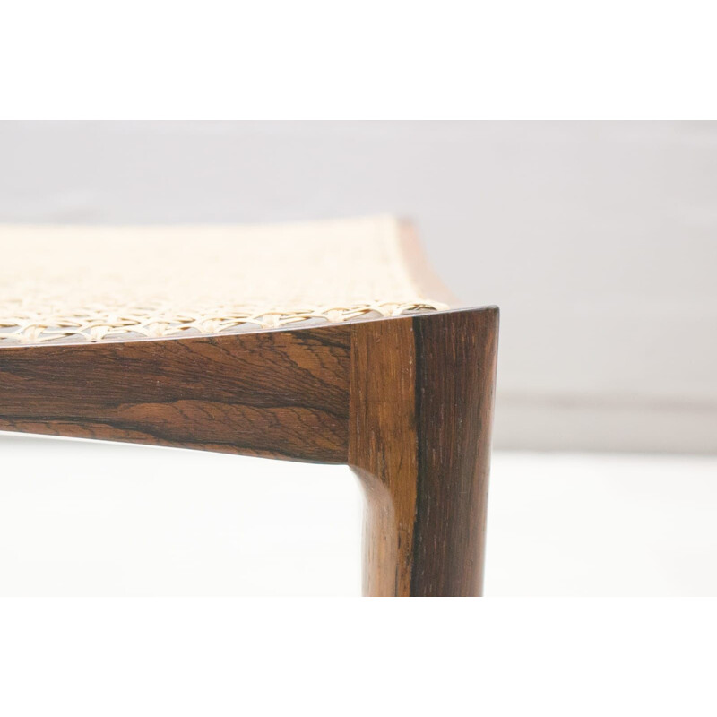 Tabouret vintage Bernt Petersen pour Worts Mobelsnedkeri, Danemark 1959