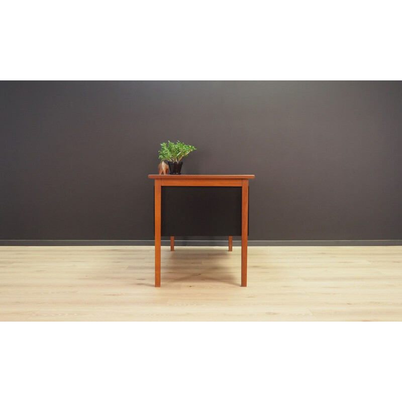 Vintage danish writing desk in teak 1960