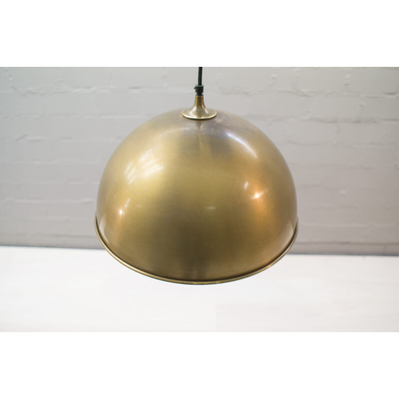 Vintage Double Posa pendant in brass by Schulz 1970