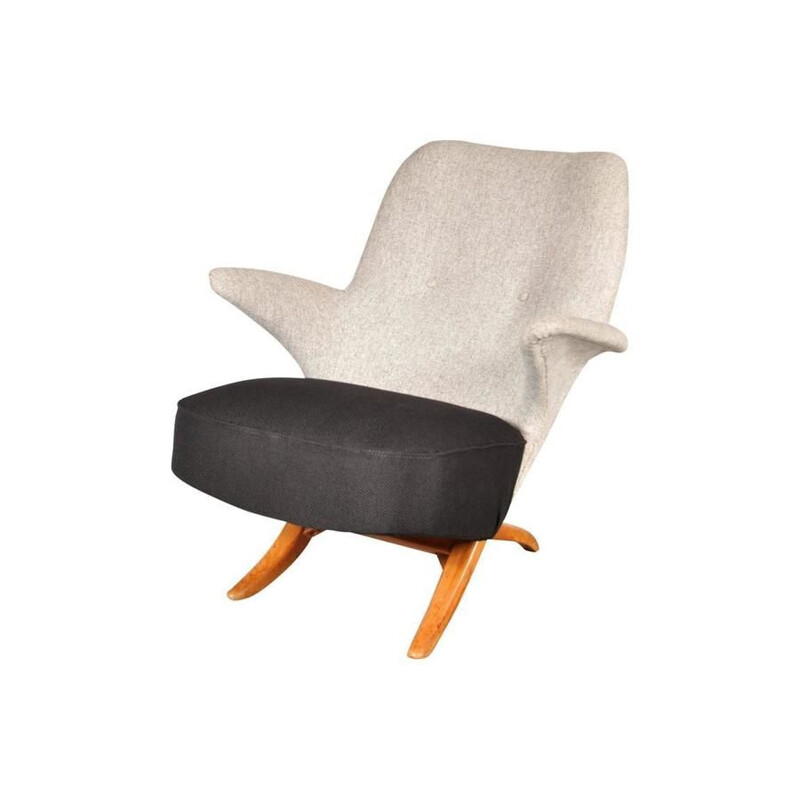 Vintage Armchair Penguin, Theo Ruth by Artifort, 1957