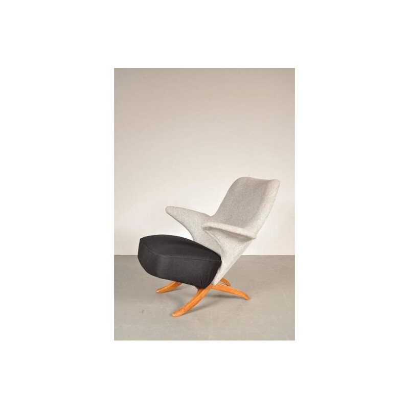 Fauteuil vintage Pingouin, Theo Ruth pour Artifort, 1957