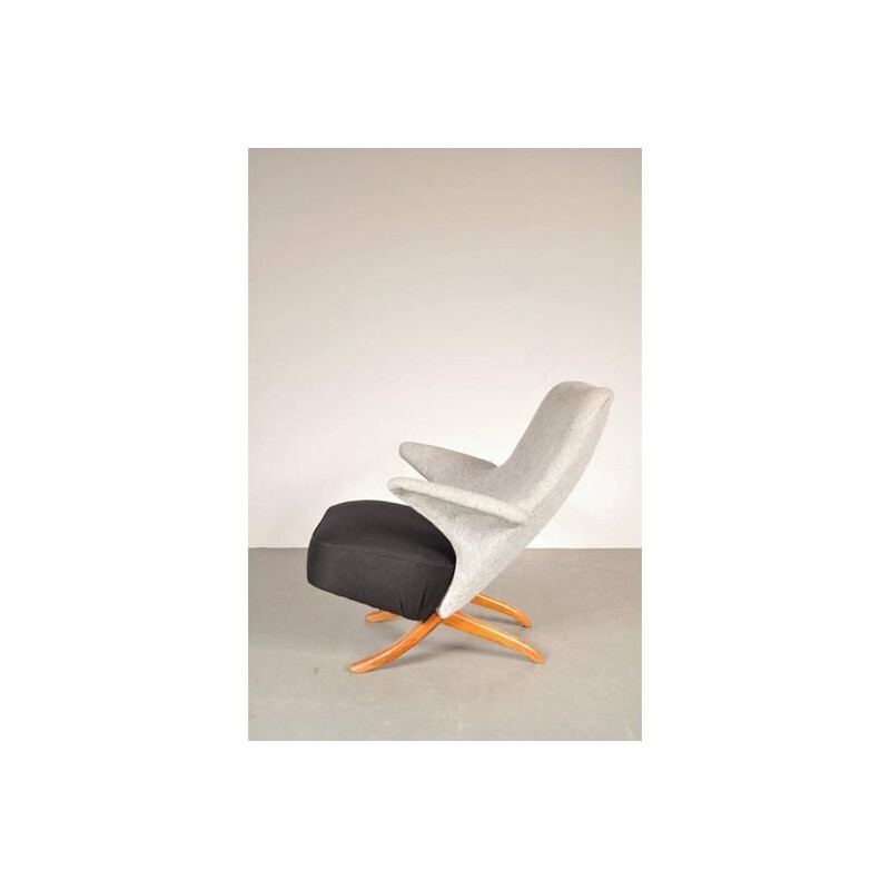 Vintage Armchair Penguin, Theo Ruth by Artifort, 1957