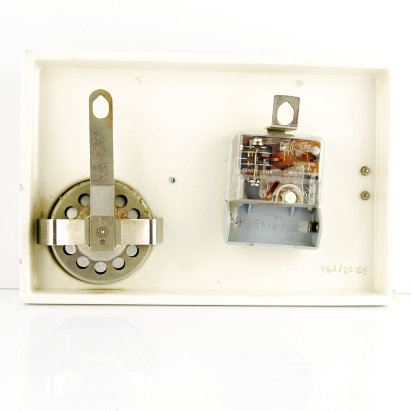 Horloge vintage allemande de Diehl en céramique avec minuterie 1960