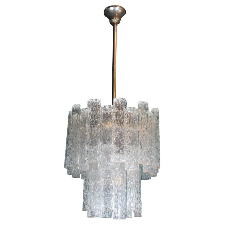 Vintage Italian chandelier in Murano glass