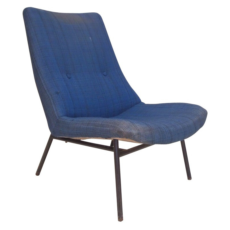 Pair of low chairs SK660, Pierre GUARICHE - 1950s 